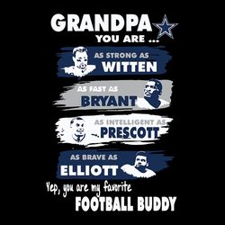 Grandpa Dallas Cowboys ,NFL Svg, Football Svg, Cricut File, Svg