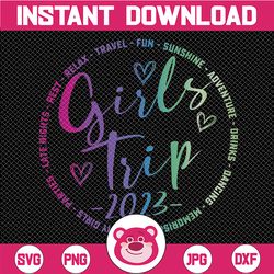 Girls Trip 2023 Png, Besties Trip Png, Girls Weekend Matching Png, Girls Travel Vacation Png, Mother's Day, Digital Down