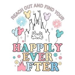 Retro Happily Ever After Comfort Colors Shirt Design File For Cricut