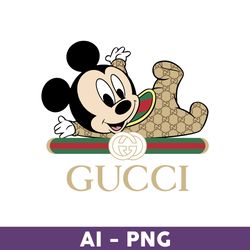 Gucci Baby Mickey Mouse Png, Mickey Png, Disney Png, Gucci Logo Fashion Png, Gucci Logo Png, Fashion Logo - Download