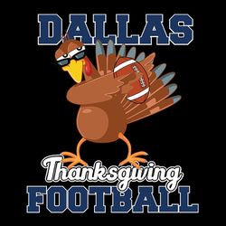 Thanksgiving Football Turkey Dallas Cowboys NFL Svg, Football Svg, Cricut File, Svg