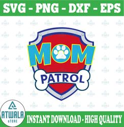Mom Patrol logo, Mom patrol clipart, Mom Patrol cut file, Mom Patrol invite, Mom patrol cricut