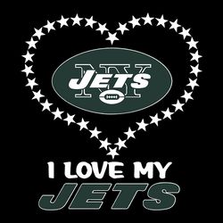I Love My Heart New York Jets,NFL Svg, Football Svg, Cricut File, Svg