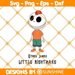 Little Nightmare SVG, Ethen James Custom Name, Cute Kids Gift For Halloween SVG, Halloween svg, File For Cricut
