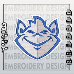 Saint Louis Billikens Embroidery Designs, NCAA Logo Embroidery Files, NCAA St Billikens, Machine Embroidery Pattern