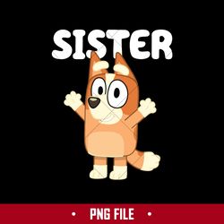 Bluey Bingo Sister Png, Bingo Dog Png, Bluey Png, Cartoon Png Digital File