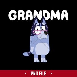 Bluey Nana Grandma Png, Nana Dog Png, Bluey Png, Cartoon Png Digital File