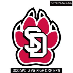 South Dakota Coyotes Svg, Mega Bundle,Cricut, Digital Download