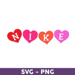 Heart With Nike Logo Svg, Nike Valentine Day Svg, Nike Love Svg, Nike Logo Svg, Fashion Logo Svg - Download File