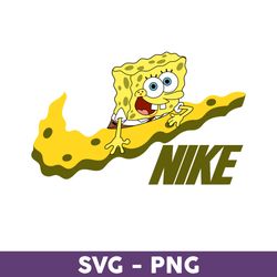 Nike Spongebob Svg, Spongebob Svg, Nike Logo Fashion Svg, Nike Logo Svg, Fashion Logo Svg - Download File