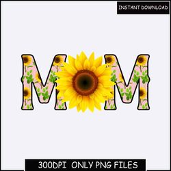 Sunflower Mama Sublimation Design, Mockups Included, Mothers Day Sublimate Design, Floral Flowers, Mom Quote Sublimation