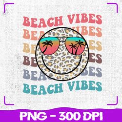 Beach Vibes Smiley Sublimation,Beach Vibes PNG, Sublimation, PNG Files, Sublimation PNG, PNG, Digital Download