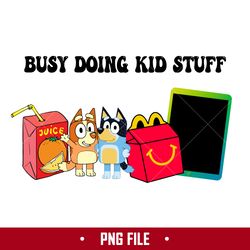 Busy Doing Kid Stuff Png, Bandit And Bingo  Png, Kid Stuff Png Digital File