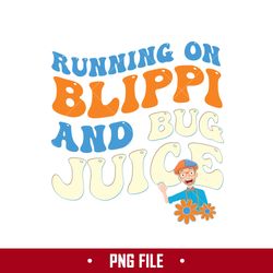 Running On Blippi And Bug Juice Png, Blippi Png, Cartoon Png Digital File