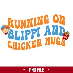 Running On Blippi And Chicken Nugs  Png, Blippi Png, Cartoon Png Digital File