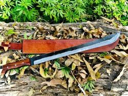 bowie-knife, custom-knives, hunting-machete-knife, personalized-knife, fixed-blade