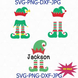 Elf bundle svg, Christmas svg, Elf monogram svg, Cricut, Vector, Clipart DXF Png, christmas svg, Elf Clipart, Santa svg