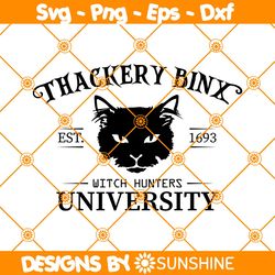 Thackery Binx University Svg, Come We Fly Svg, Hocus Pocus Svg, Sanderson Sisters Svg, Halloween Svg, File For Cricut