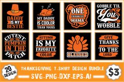 Thanksgiving SVG Bundle - Funny Thanksgiving SVG for Cricut - Fall tee SVG bundle - Thanksgiving shirt - Fall bundle - D