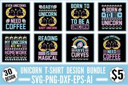 Unicorn Quotes SVG Bundle, Unicorn PNG file, unicorn shirt png, unicorn birthday svg, clipart, cut file, cricut, silhoue