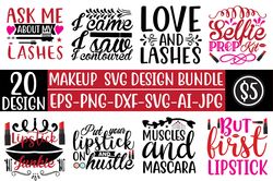 Makeup SVG File, Layered SVG Makeup, Makeup SVG Bundle, Cut File, Clipart, Digital Files, Makeup Quotes Svg, Cricut for