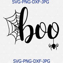 Halloween boo SVG, boo SVG File Silhouette Cutting File Cricut Download Print iron on Vinyl sticker T Shirt Design
