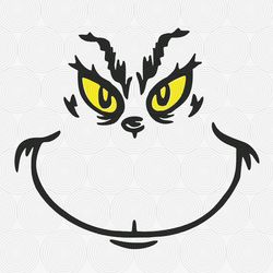 Grinch face with yellow eyes SVG, Grinch face SVG, JPG Files, Grinch face shirt, Grinch Face LAYERED SVG, Grinch SVG PNG