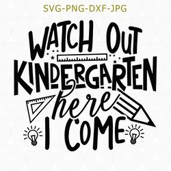 1st Day Kindergarten svg, Hello Kindergarten, Back To School, Kindergarten SVG, Class of 2032
