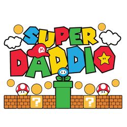Super Daddio Game SVG, Father's Day Svg, New Dad Svg, Dad Svg