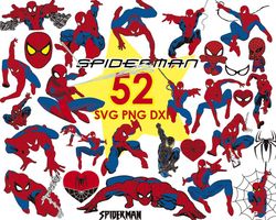 Spiderman logo svg bundle, Spiderman characters svg, marvel svg, avengers edgame svg png