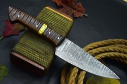 Custom 12.7"OAL Damascus Steel Chef Knife Handmade With Walnut Handle (Q917-C)