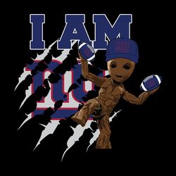 I Am Groot Baby Fan New York Giants,NFL Svg, Football Svg, Cricut File, Svg