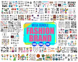 fashion brand logos svg mega bundle, luxury brand svg, brand logos svg png