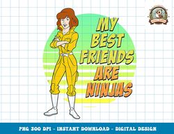 Mademark x Teenage Mutant Ninja Turtles - April O'Neil - My Best Friends are Ninjas Tank Toppng, digital download,clipar