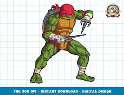 Mademark x Teenage Mutant Ninja Turtles - Raphael Tonfas Fighting Stance png, digital download,clipart, PNG, Instant Dow