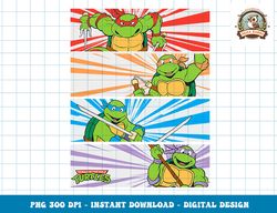 Mademark x Teenage Mutant Ninja Turtles - Raphael, Michaelangelo, Donatello and Leonardo Retro Stylepng, digital downloa
