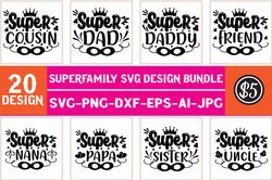 Superfamily SVG Design Bundle