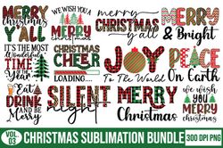 300 Christmas Sublimatation Bundle Png, Merry Christmas Png