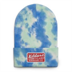 John B's Kildare Island Surfboard Co. Tie-dye beanie Hat on Outer Banks - John B OBX Hat, Sarah Cameron Hats, JJ cap 202