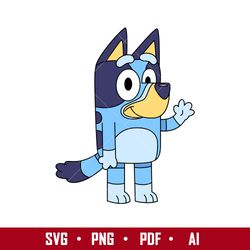 Bluey Dog Svg, Bluey Svg, Cartoon Svg, Png Pdf Ai Digital File