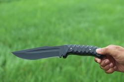 Custom Handmade Fixed Blade Bush Craft Hunting Knife With Sheath & Micarta Sheath Handle Hunting Knife For Survival | Ta