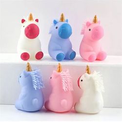 Squishy Unicorn Light-Up Ball Toy for Kids - Set of 1