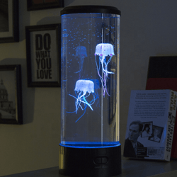 mesmerizing jellyfish lava lamp: a unique and eye-catching decorative piece for home or office