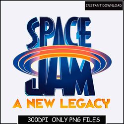 Space Jam Old School/New School PNG FILE ONLY