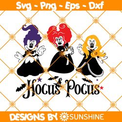 Mouse Hocus Pocus Svg, Disney Mouse Svg, Hocus Pocus Svg, Disney Witch Svg, Halloween Svg, File For Cricut