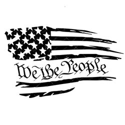 We the People SVG, PNG, PDF, American flag svg