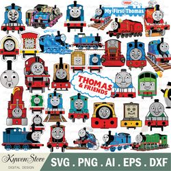Thomas The Train Svg, Train Svg, For Cricut, Thomas The Train Png, Thomas And Friends Svg, Thomas And Tank Svg, Instant