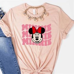 Retro Minnie Shirt, Disney Minnie Shirt, Disney Family Tee, Minnie Mouse Sweatshirt, Minnie Disney T-shirt, Minnie Shirt