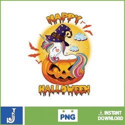Halloween PNG, Happy Halloween PNG, Pumpkin PNG, Digital Download, Cut Files, Sublimation, Clip Art (8)