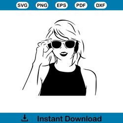 Image Of Taylor Swift Tshirt Design SVG Cutting Digital File